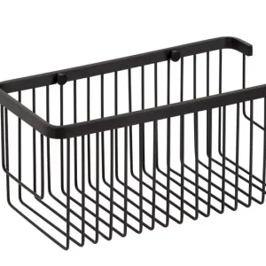 Contenedor panier frontal Baho negro mate para ducha
