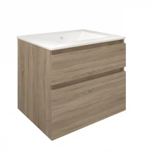 Mueble de baño suspendido Baho MANNING roble cambrián 80 cm